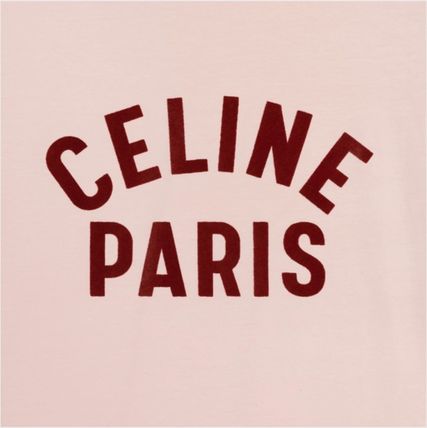 CELINE Tシャツ?カットソー すぐ届く！ 【CELINE セリーヌ】 Tシャツ ロゴ 2色展開 関税込(4)