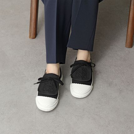 LOEWE スニーカー LOEWE ローカット スニーカー L815282X20 アナグラムフラップ(4)