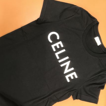 CELINE Tシャツ?カットソー 送料込【CELINE】 セレブも愛用? クルーネック ロゴTシャツ(7)