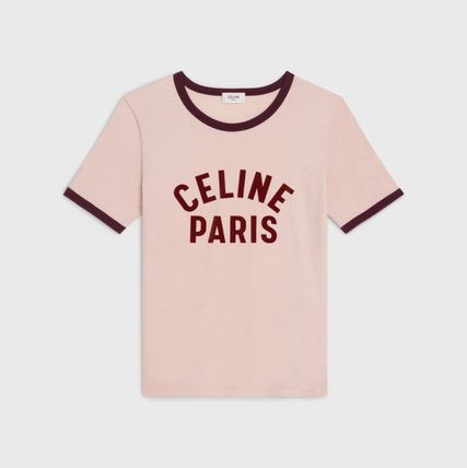 CELINE Tシャツ?カットソー すぐ届く！ 【CELINE セリーヌ】 Tシャツ ロゴ 2色展開 関税込(2)
