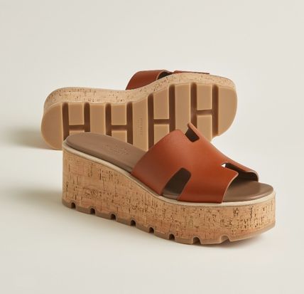 HERMES サンダル・ミュール HERMES Eze 30 エズ 厚底サンダル(12)