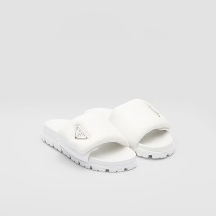 PRADA サンダルミュール 23SS入手困難[PRADA]Soft nappa leather slidesスライドサンダル(11)