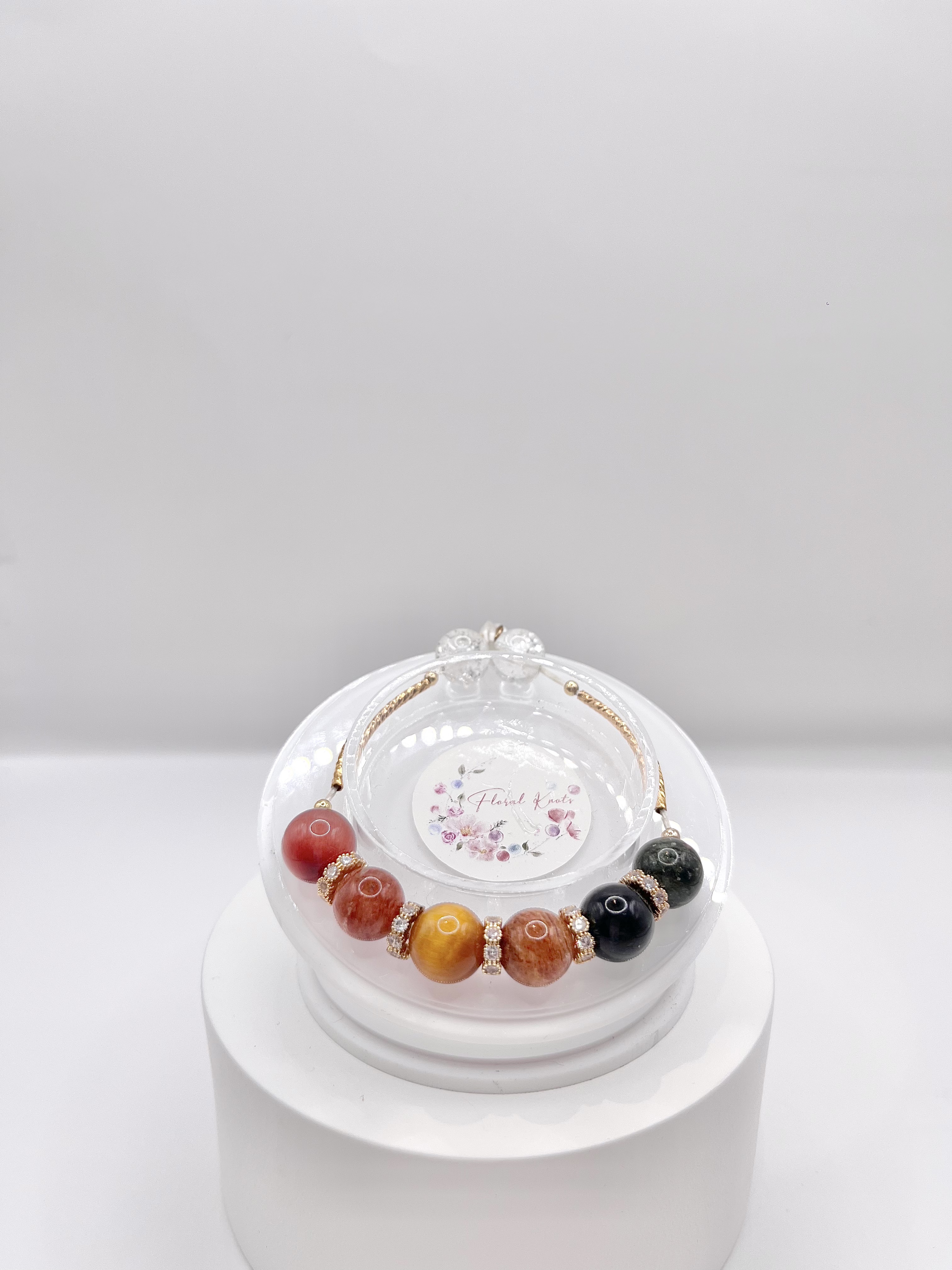 Earthy Rainbow Half-Bracelet