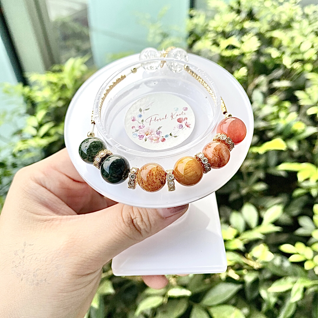 Earthy Rainbow Half-Bracelet