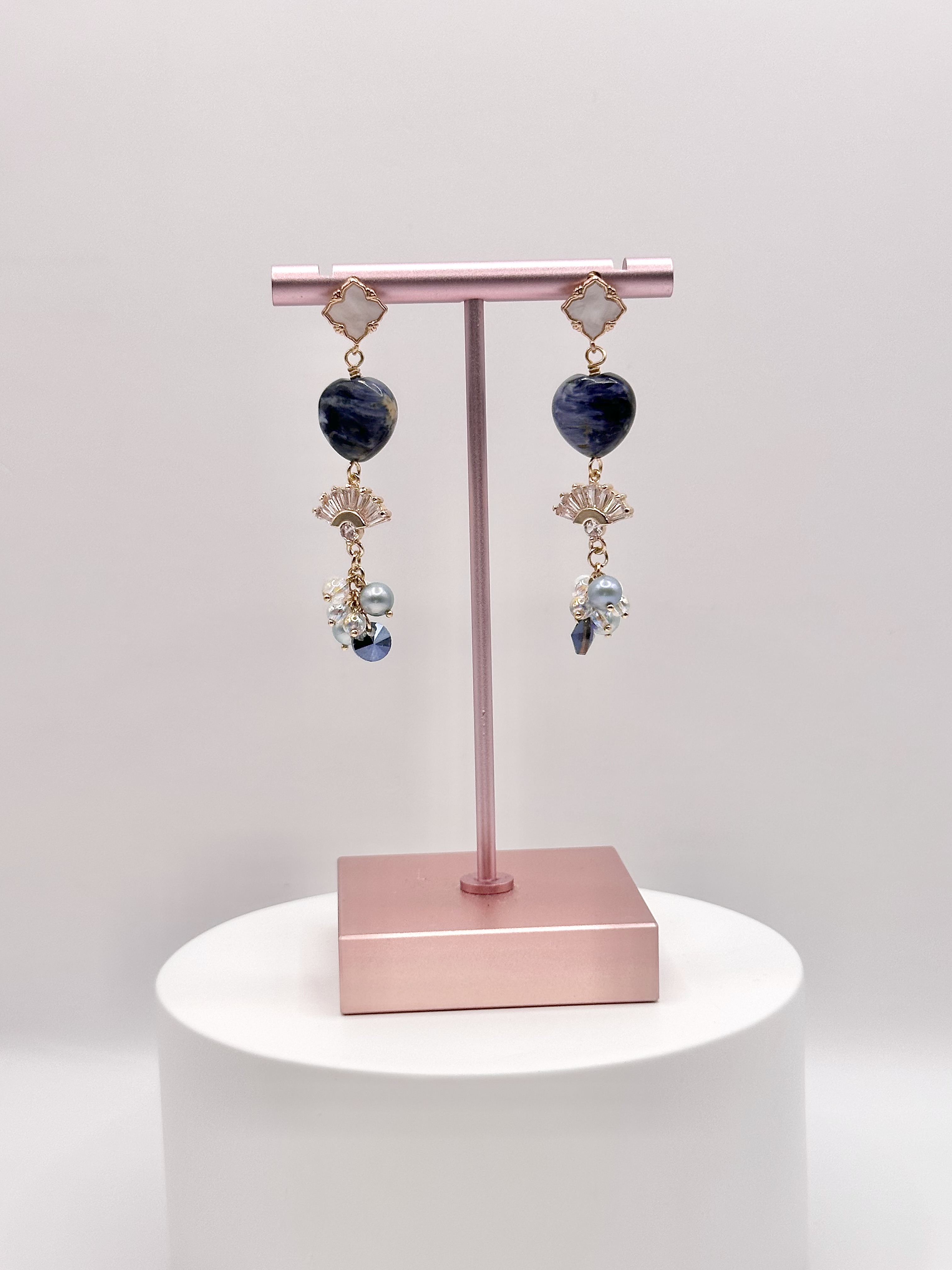 Pietiersite Heart Earring