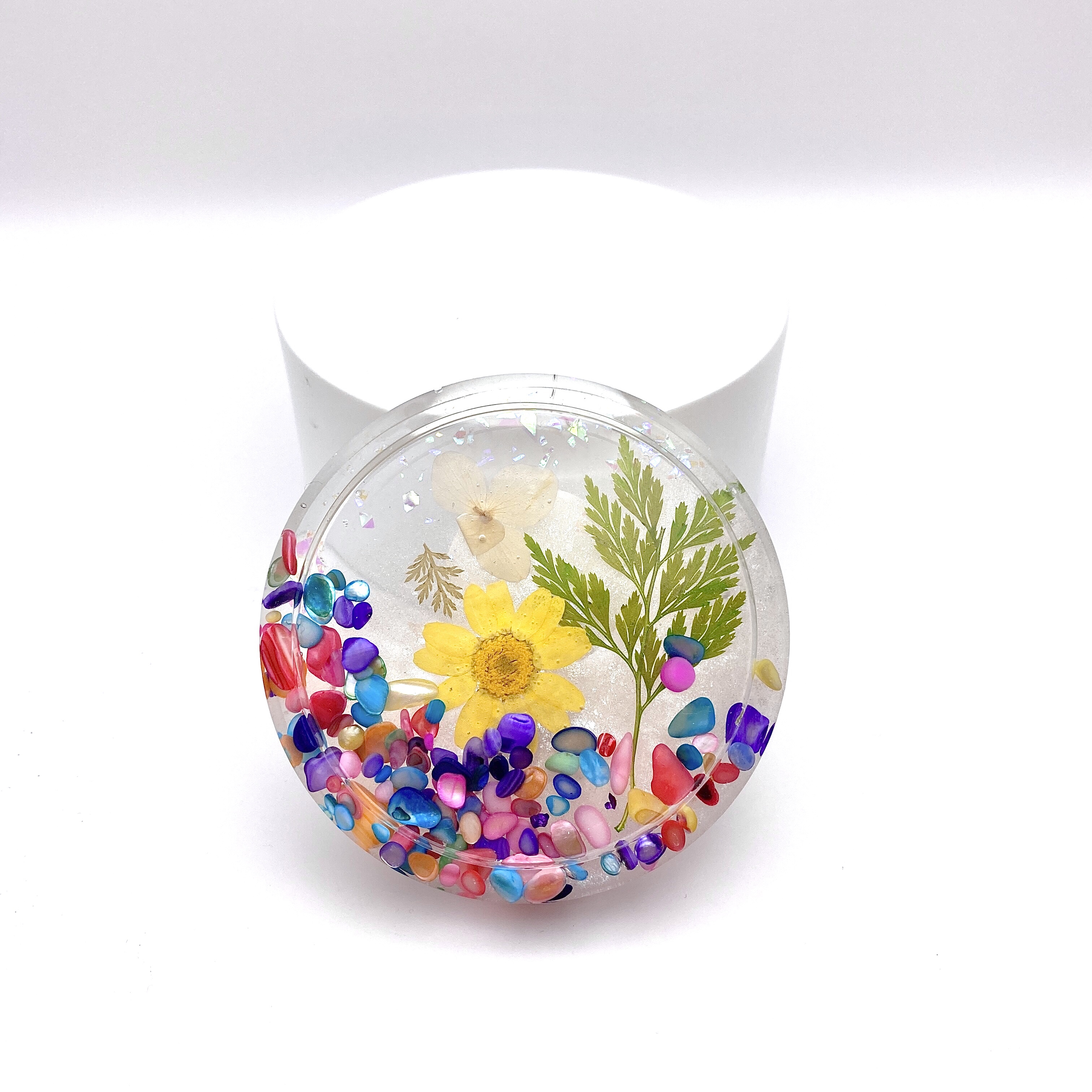 Aurelia Resin Coaster