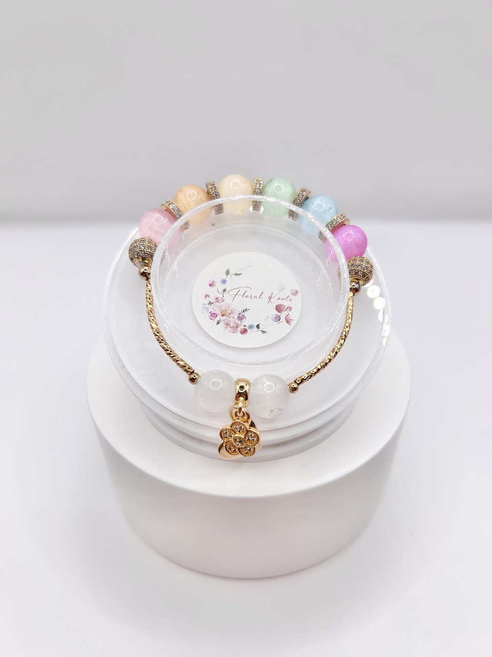 Rainbow Selenite Bracelet