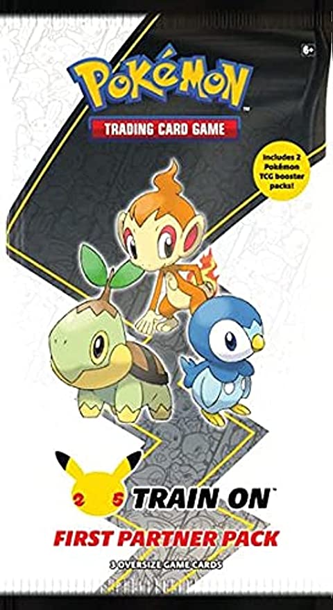 Pokemon TCG: 25th Anniversary First Partners Sinnoh Jumbo Cards Booster Pack