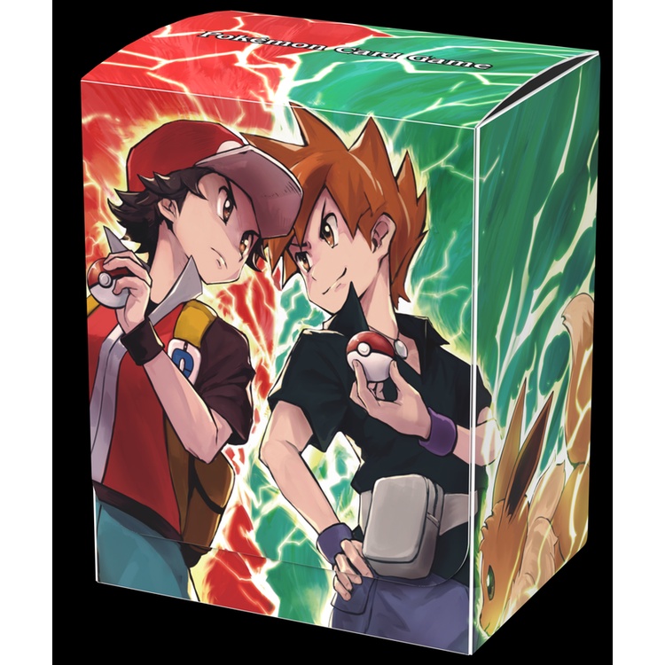 Pokemon TCG Deck Case Red and Blue