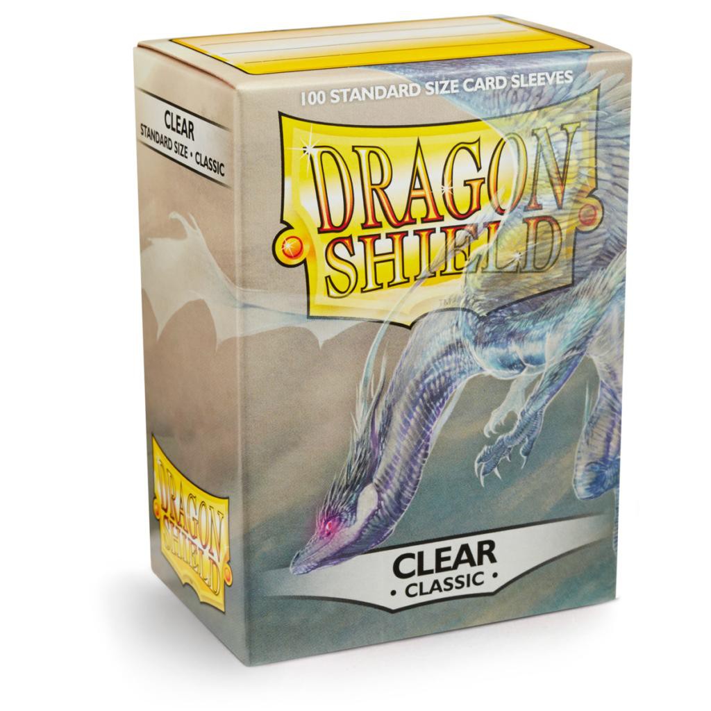 Dragon Shield 100 - Standard Deck Protector Sleeves - Classic Clear