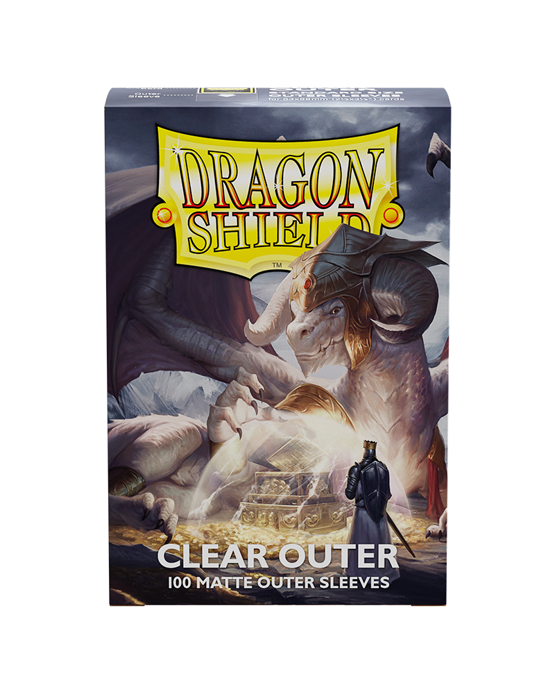Dragon Shield Clear Outer Matte sleeves