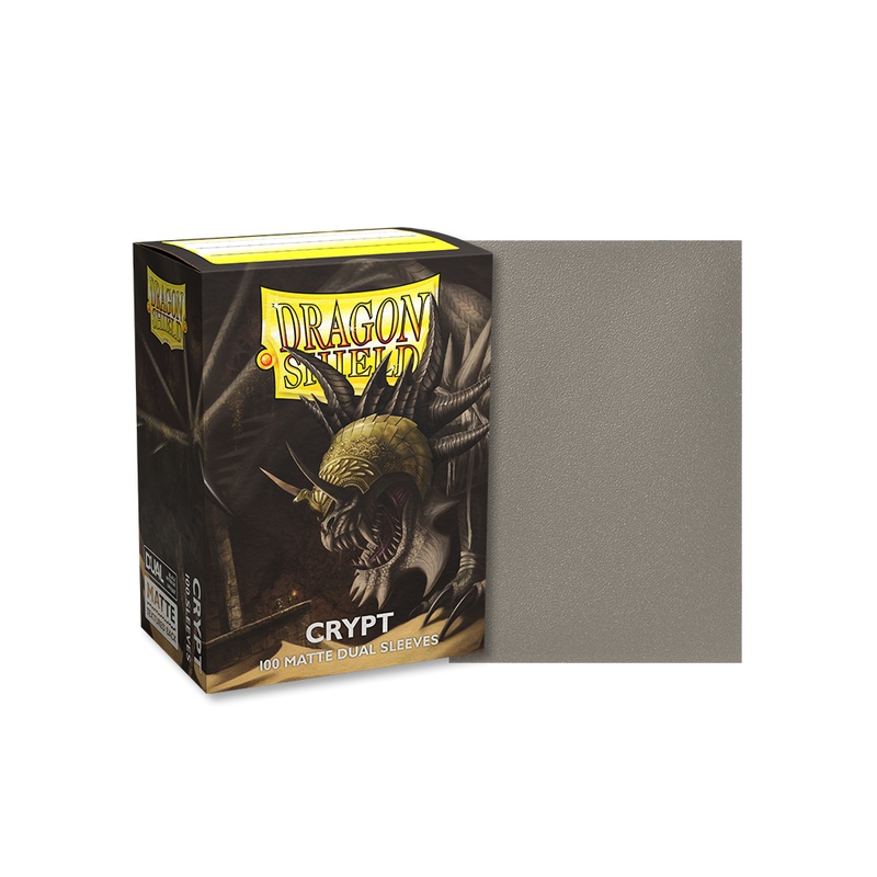 Dragon Shield 100 - Standard Deck Protector Sleeves - Crypt Dual Matte