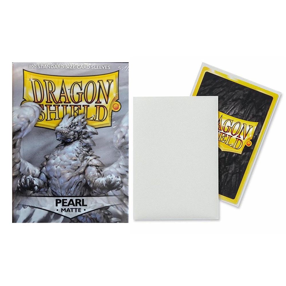 Dragon Shield 100 - Standard Deck Protector Sleeves - Pearl Matte