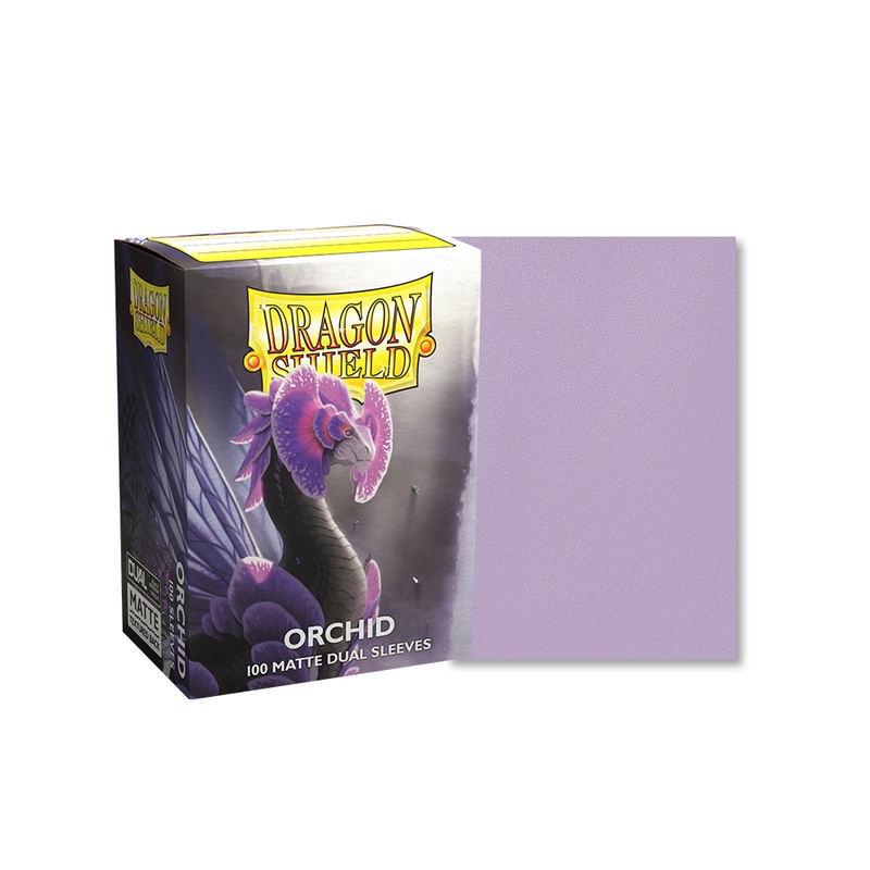 Dragon Shield 100 - Standard Deck Protector Sleeves - Orchid Dual Matte