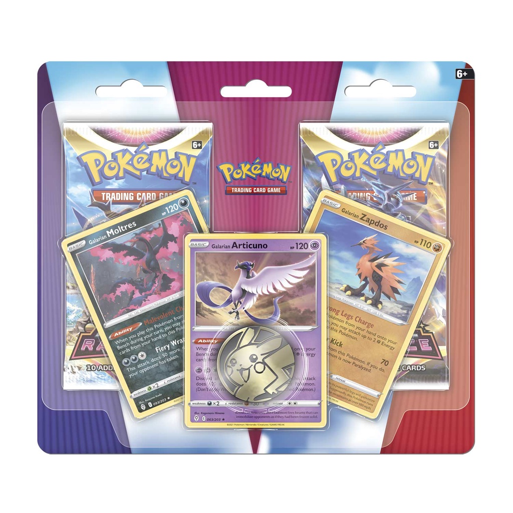 Enhanced 2 Pack blister (Articuno, Moltres, and Zapdos)