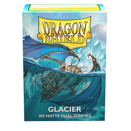 Dragon Shield 100 - Standard Deck Protector Sleeves - Dual Matte - Glacier(Miniom)