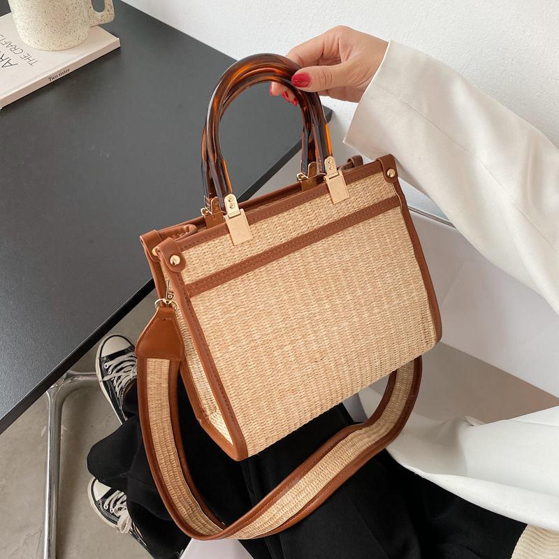 ウーブンバッグ大容量トートバッグ