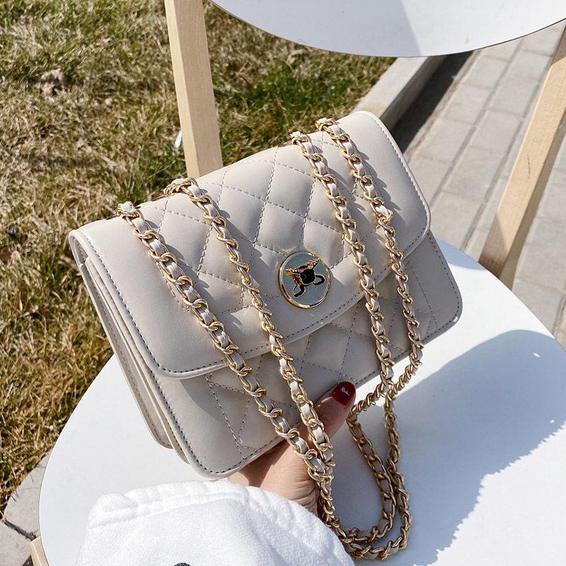 シンプルなワンショルダーチェーンバッグメッセンジャーバッグ