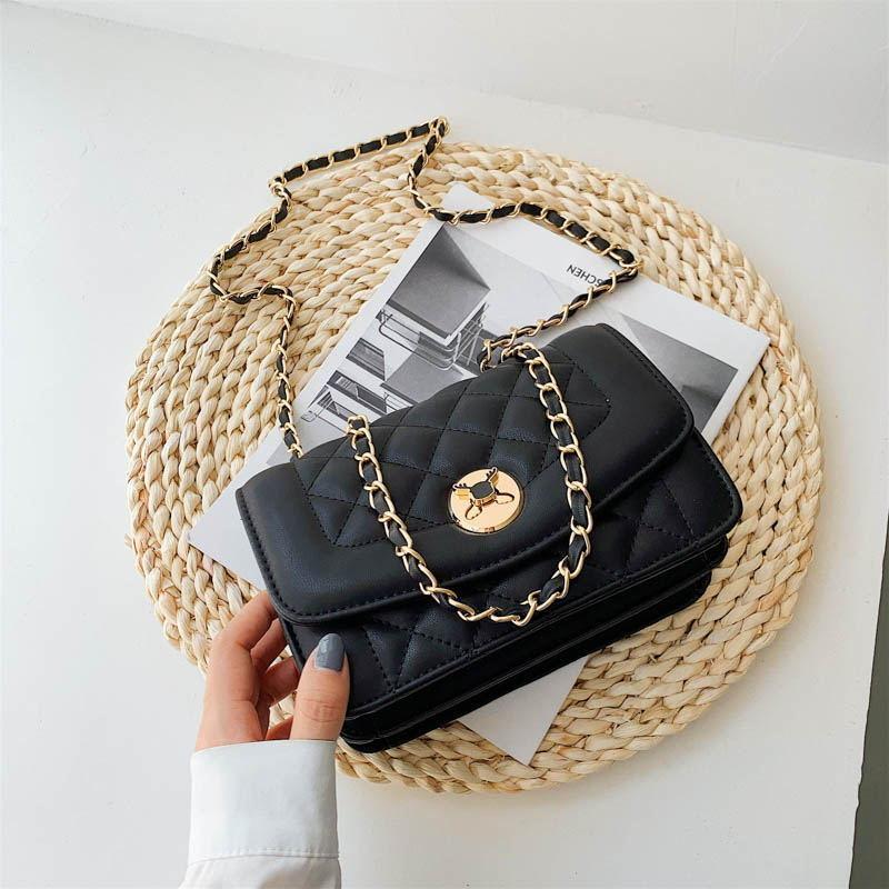 シンプルなワンショルダーチェーンバッグメッセンジャーバッグ