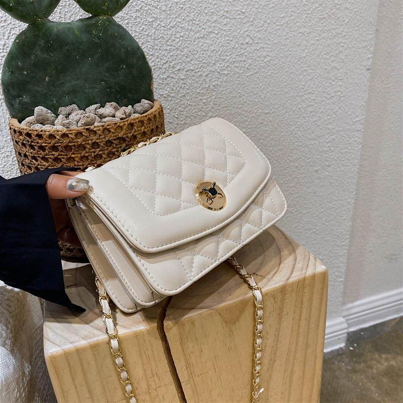 シンプルなワンショルダーチェーンバッグメッセンジャーバッグ