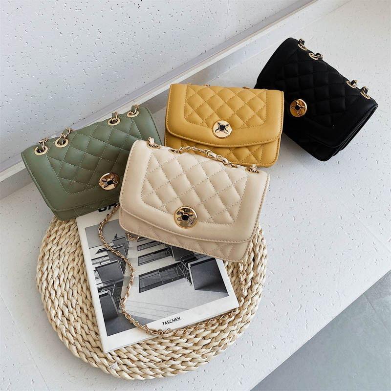 シンプルなワンショルダーチェーンバッグメッセンジャーバッグ