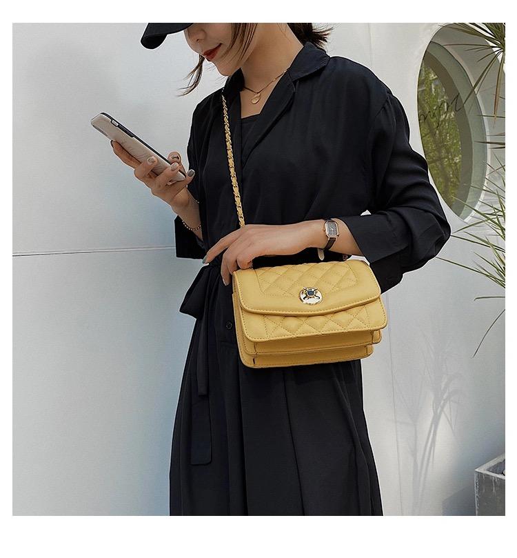 シンプルなワンショルダーチェーンバッグメッセンジャーバッグ