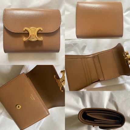 CELINE 折りたたみ財布 CELINE【入手困難】可愛い ★TRIOMPHE SMALL FLAP WALLET★ 全色(12)