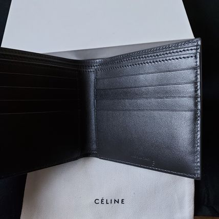 CELINE 折りたたみ財布 手元在庫確保★CELINE★希少メンズモデル★二つ折り財布★ロゴ(8)