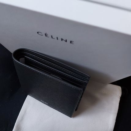 CELINE 折りたたみ財布 手元在庫確保★CELINE★希少メンズモデル★二つ折り財布★ロゴ(7)