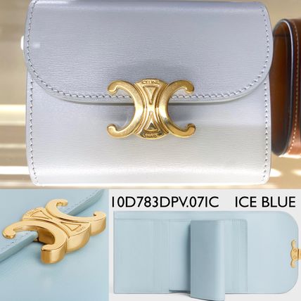 CELINE 折りたたみ財布 CELINE【入手困難】可愛い ★TRIOMPHE SMALL FLAP WALLET★ 全色(16)