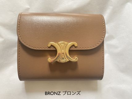 CELINE 折りたたみ財布 CELINE【入手困難】可愛い ★TRIOMPHE SMALL FLAP WALLET★ 全色(11)