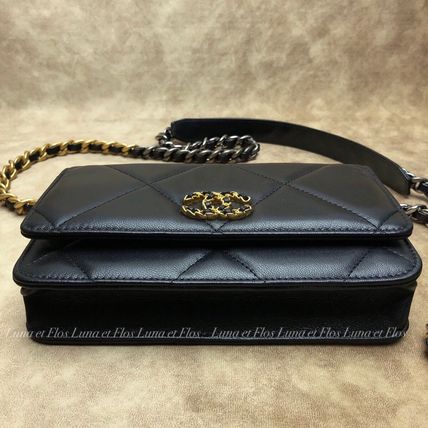 CHANEL ショルダーバッグ・ポシェット 国内即発 CHANEL19 チェーンウォレット 3WAY 入手困難(7)