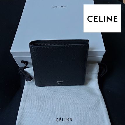 CELINE 折りたたみ財布 手元在庫確保★CELINE★希少メンズモデル★二つ折り財布★ロゴ(10)