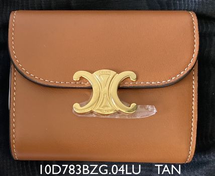 CELINE 折りたたみ財布 CELINE【入手困難】可愛い ★TRIOMPHE SMALL FLAP WALLET★ 全色(9)