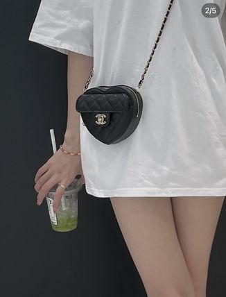 CHANEL ショルダーバッグ・ポシェット CHANEL　ハート　クラッチバック(8)