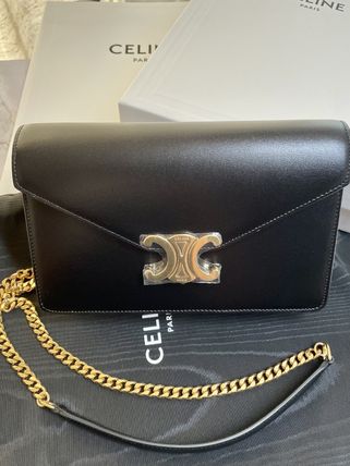 CELINE ショルダーバッグ・ポシェット 【国内即発】国内完売！セリーヌ トリオンフ チェーンウォレット(10)