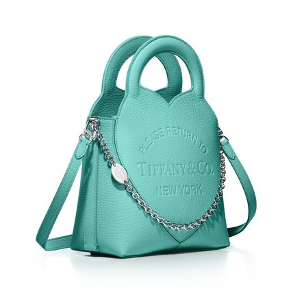 Tiffany & Co ショルダーバッグポシェット Tiffany & Co ティファニー◆ハート レザーミニショルダーバッグ(7)