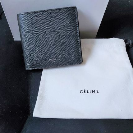 CELINE 折りたたみ財布 手元在庫確保★CELINE★希少メンズモデル★二つ折り財布★ロゴ(4)