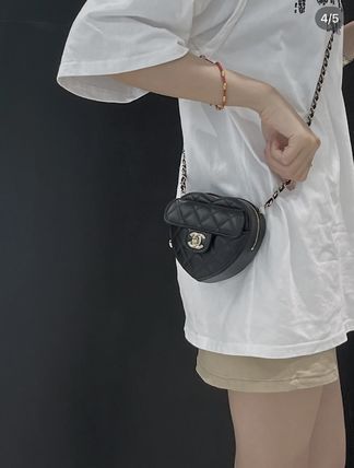 CHANEL ショルダーバッグ・ポシェット CHANEL　ハート　クラッチバック(7)