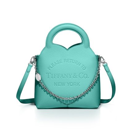 Tiffany & Co ショルダーバッグポシェット Tiffany & Co ティファニー◆ハート レザーミニショルダーバッグ(4)