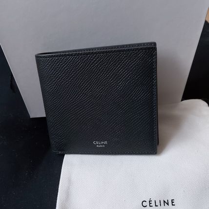 CELINE 折りたたみ財布 手元在庫確保★CELINE★希少メンズモデル★二つ折り財布★ロゴ(6)