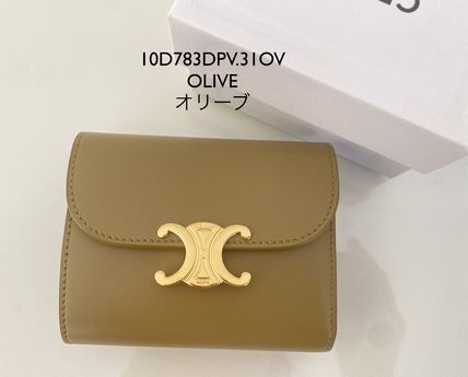 CELINE 折りたたみ財布 CELINE【入手困難】可愛い ★TRIOMPHE SMALL FLAP WALLET★ 全色(14)