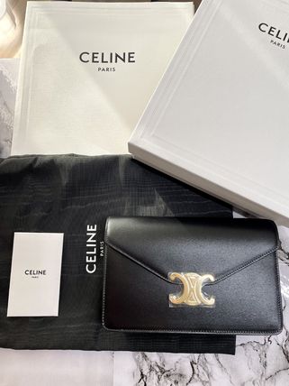 CELINE ショルダーバッグ・ポシェット 【国内即発】国内完売！セリーヌ トリオンフ チェーンウォレット(7)