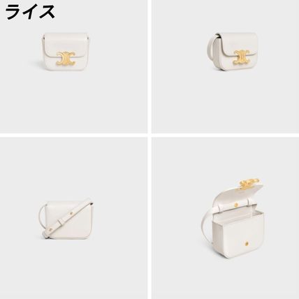 CELINE ショルダーバッグ・ポシェット ★大人気★国内買付【CELINE】ミニ トリオンフ ショルダーバッグ(4)