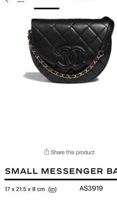 CHANEL ショルダーバッグ・ポシェット Chanel★(最新で即完売)大人気ココマークMessagerBag/AS3919(6)