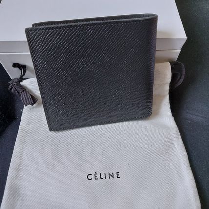 CELINE 折りたたみ財布 手元在庫確保★CELINE★希少メンズモデル★二つ折り財布★ロゴ(9)