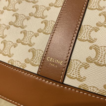 CELINE ショルダーバッグ・ポシェット CELINE【入手困難】スモールバケット/トリオンフキャンバス 全色(15)