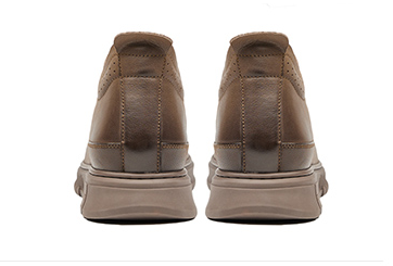 GIRAFFE x GOG Height Increasing Shoes Leather Casual Shoes Lace-up 6.5