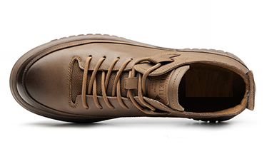 GIRAFFE x GOG Height Increasing Shoes Leather Casual Shoes Lace-up 6.5