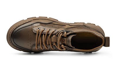 GIRAFFE x GOG Height Increasing Shoes Leather Casual Shoes Lace-up 6.5